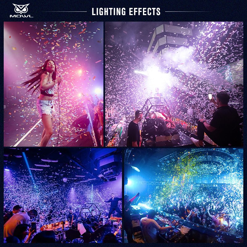 Stage Effect Equipment Electric DMX Big Paper Blower Confetti Cannon Machine for Wedding Shows