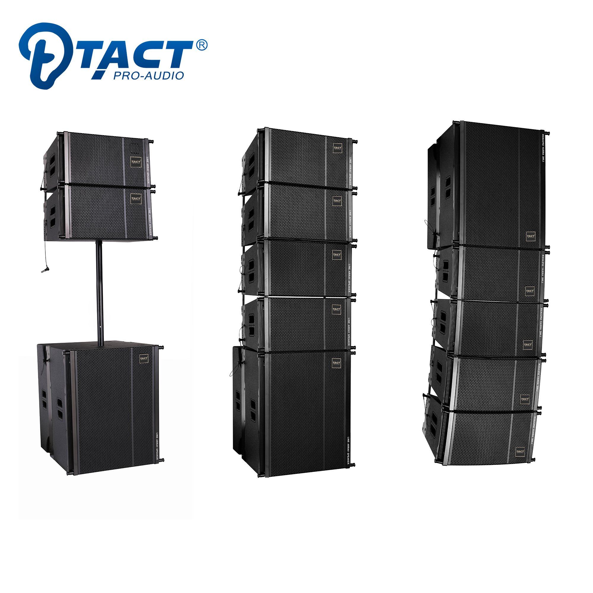 New design single 10 inch powered line array sound system mini line array speaker for church