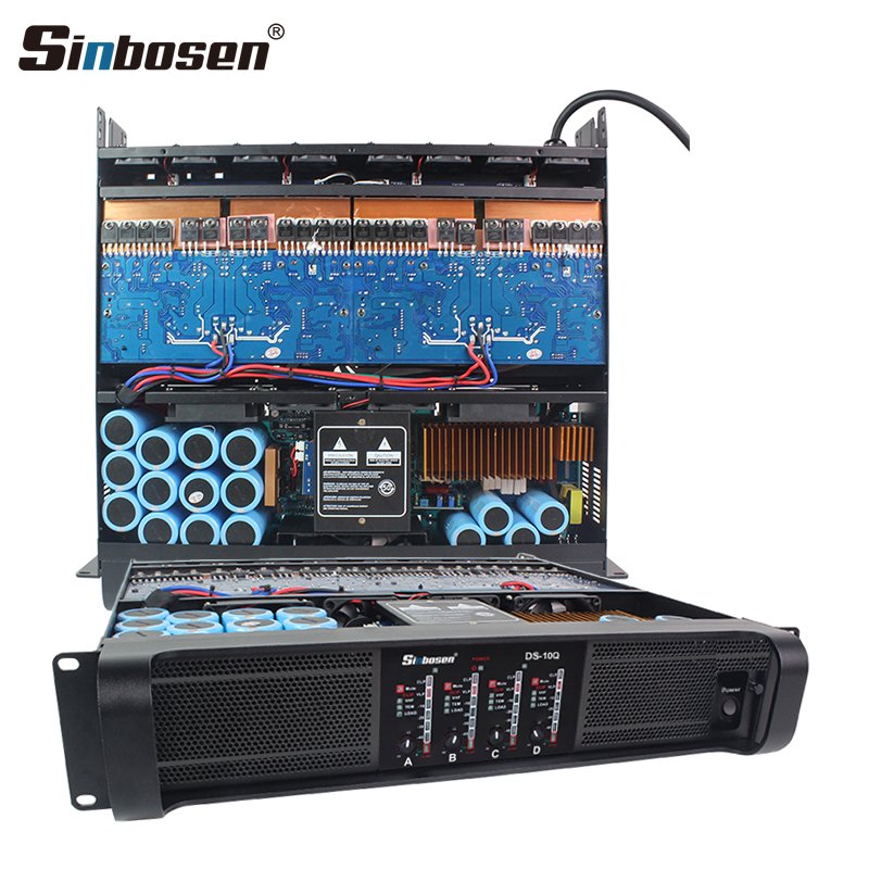 Sinbosen 4 channel amplifier module professional DS-10Q pa amplifier sound mixer amplifier