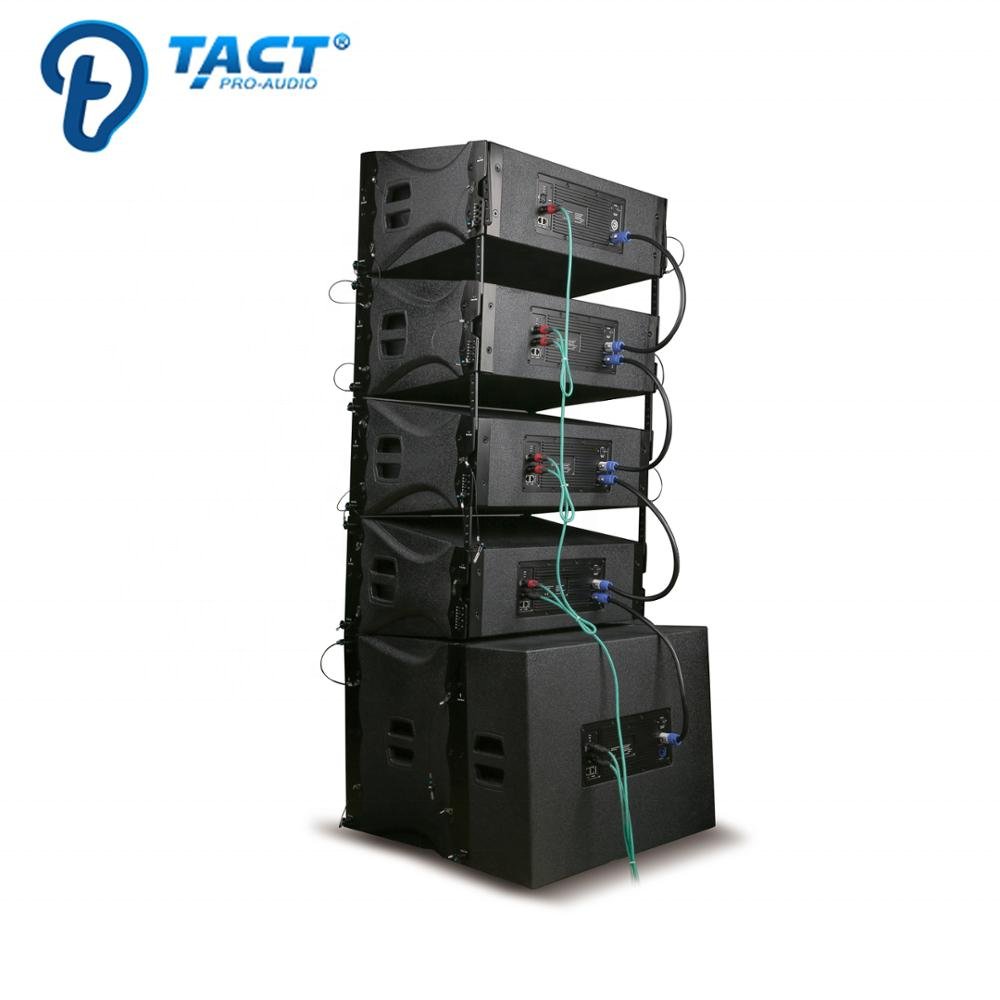 Professional dual 6 inch passive or active theater performance line array dj speaker