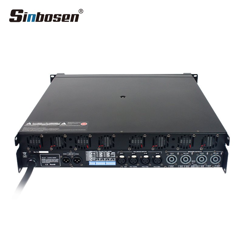 DS-20Q class td sound subwoofer 2u power amplifier 4000 watts 4 channels professional