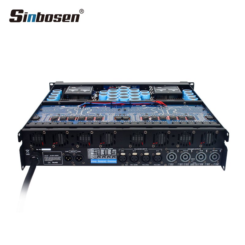 DS-20Q class td sound subwoofer 2u power amplifier 4000 watts 4 channels professional