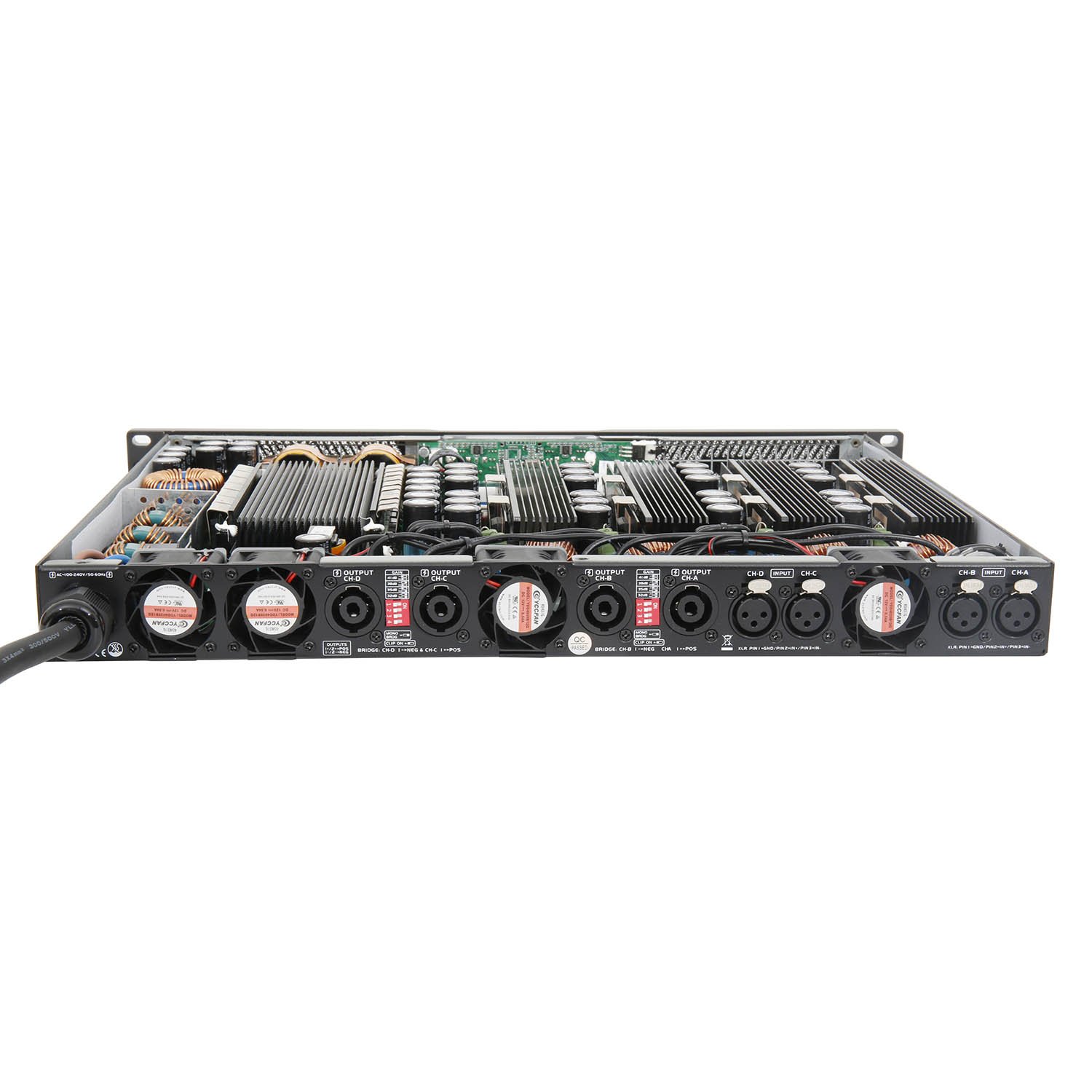 D4-1300 sound class d 4 channel 1000 watt dj amplified sound equipment