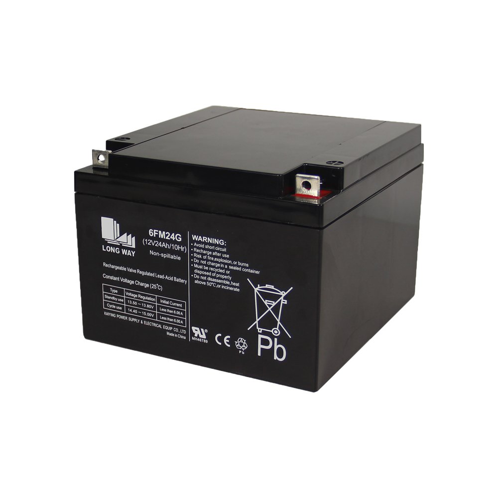 Long Service Life 12v 24ah battery Sound Speaker System used 6FM24G lead acid batteries