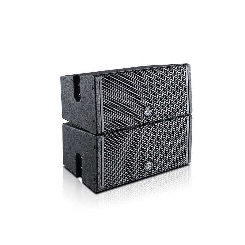Double 5 Inches Woofer Birch Plywood Line Array Passive 480W Loudspeaker Sound System Line Arrays for Gymnasium Sports Hall