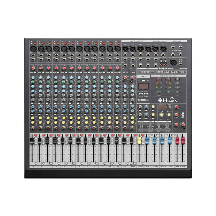 High quality 32 Channel professional audio power analog karaoke usb audio mixer equipment with effect for live sound