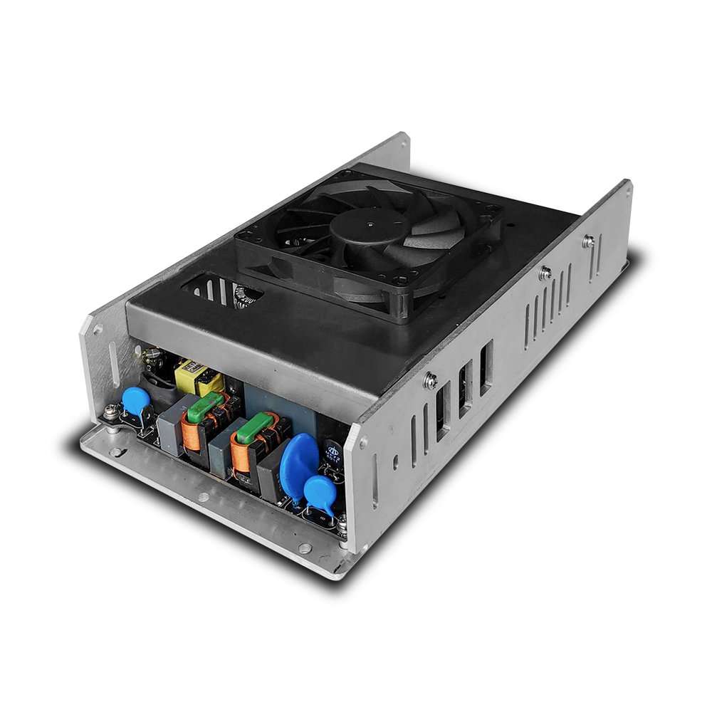 Green Audio Power 500W x 4 SRM Intelligent Audio Track Management Class D 2000W 4-Channel Amplifier Module PFC