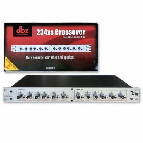 Professional Sound Peripheral Equipments Stereo 2/3 Way, Mono 4-Way 234XL with XLR Connectors Crossover audio Equalizer