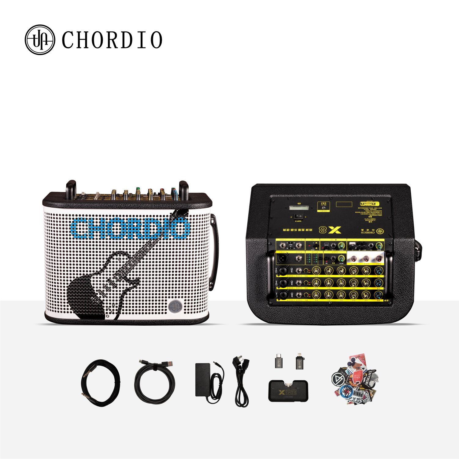 Portable Sound System Multifunction Outdoor Instrument Microphone Speaker Sound Box Road Shows audio sound equipment