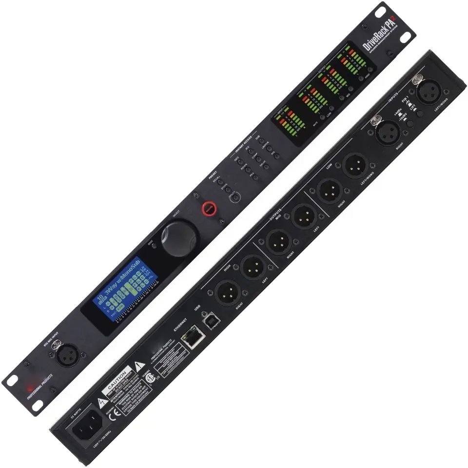 DriveRack PA2 2in6out 2 In 6 Out DSP digital audio processor for professional stage sound equipment