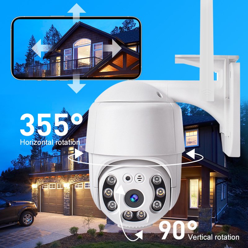 Hot Sale Camera Wireless 8MP Outdoor Two Way Audio P2P Dome Security IP Auto Tracking CCTV Camera Network