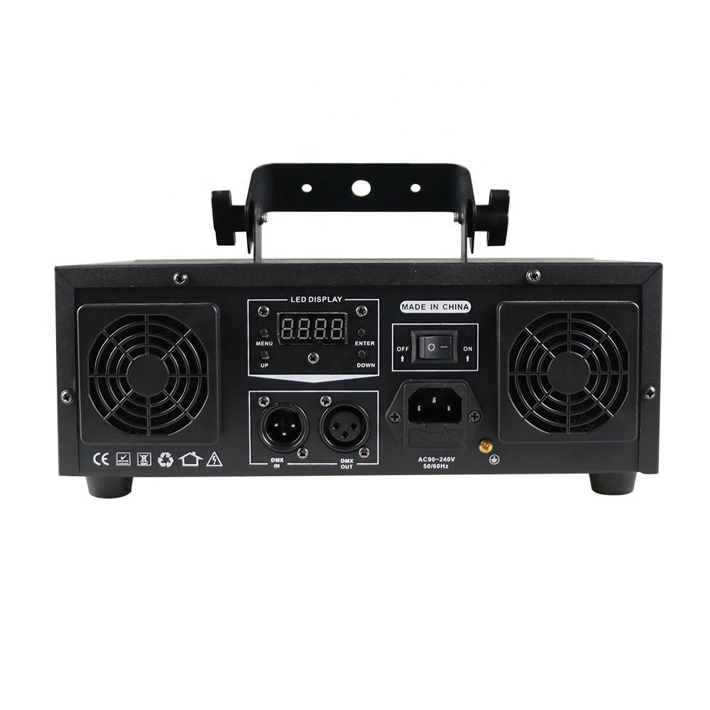 Big Face 4W RGB 3 IN 1 Full Color Laser Light High Bright Scan Line Beam Stage Lighting Projector Cartoon DJ Club Disco Lamp