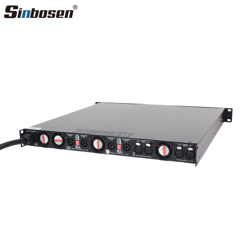 New amplifier D4-3000 4 channel 1u digital power amplifier 5000 watts good for line array