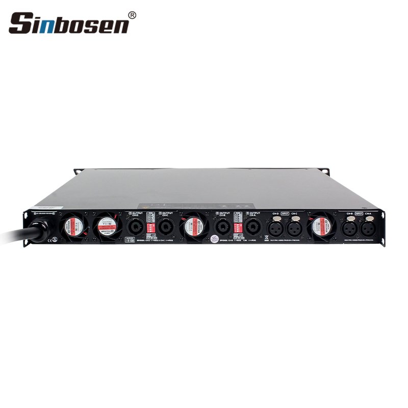 New amplifier D4-3000 4 channel 1u digital power amplifier 5000 watts good for line array