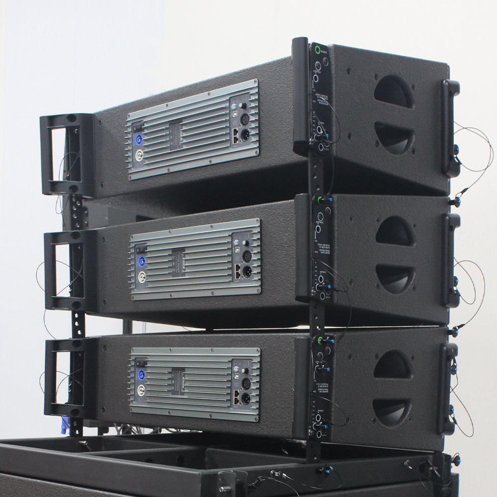 2-way dual 8 inch active speaker professional line array 208