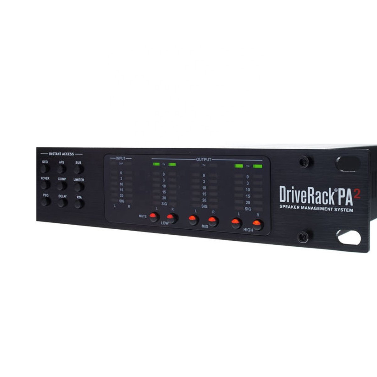 Clavax PA2 DriveRack 2 Input 6 Output DSP Professional Digital Audio Processor Speaker Management System Stage Sound Equipment