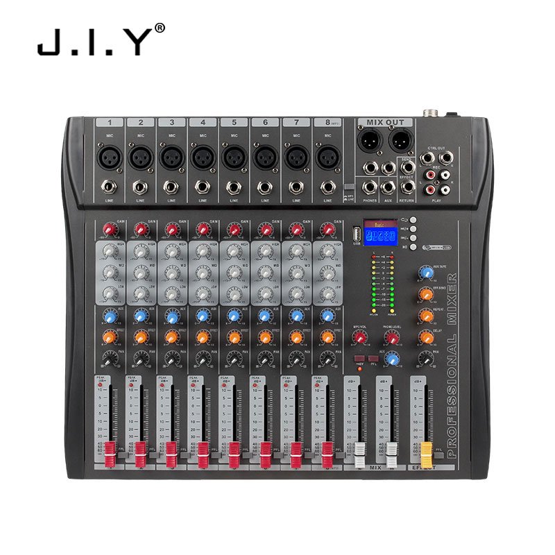 OEM Professional Power Sequencer Mixer 8-channel For Recording Dj Stage Audio Equipment