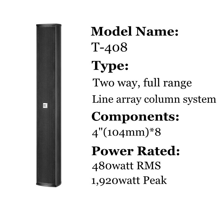 Concert Sound Mini Loudspeaker Professional Audio Line Array Column Sound System