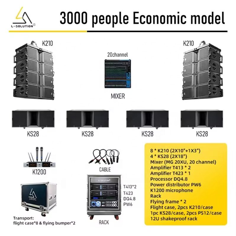 outdoor professional sounds system equipment dj speakers Audio Sound Equipment