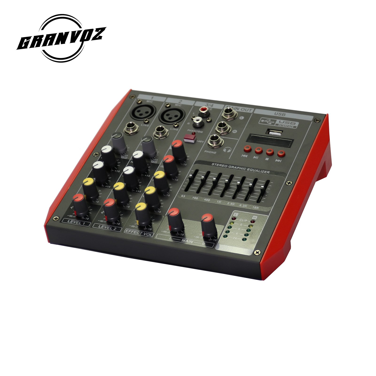 music mixer dj dj sound mixer 4 channel