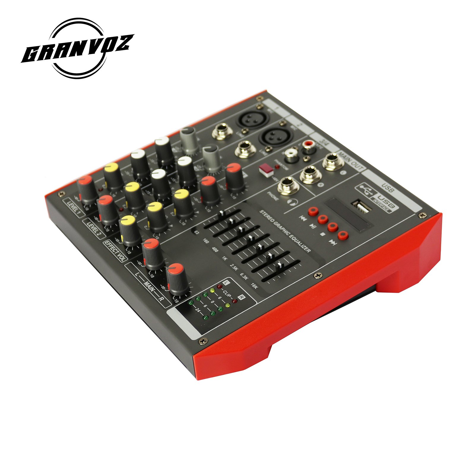 music mixer dj dj sound mixer 4 channel
