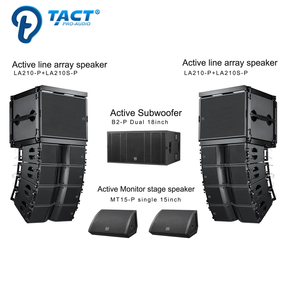 Powered Line Array Big Outdoor Church Sound Sound Systems Outdoor Full DJ Sound Satap Church Speaker