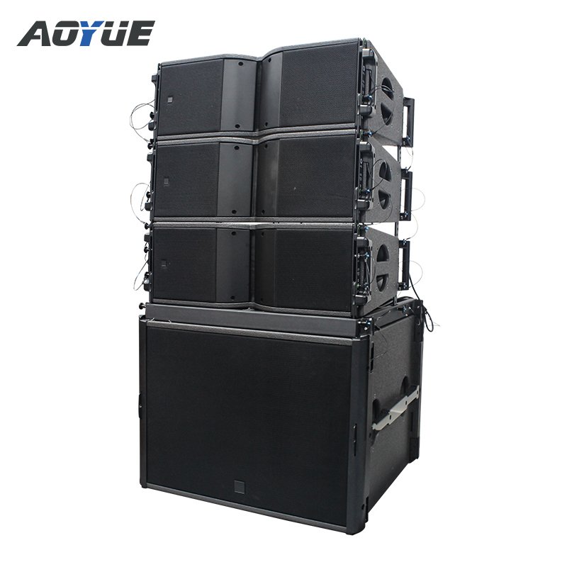 KA210 powered speaker 8 ohm line array dual 10-inch dj sound system