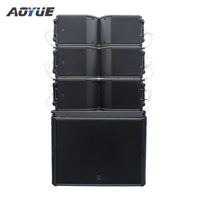 KA210 powered speaker 8 ohm line array dual 10-inch dj sound system