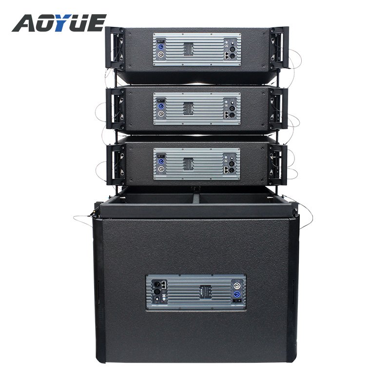 KA210 powered speaker 8 ohm line array dual 10-inch dj sound system