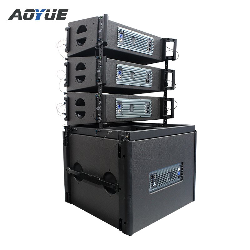 KA210 powered speaker 8 ohm line array dual 10-inch dj sound system