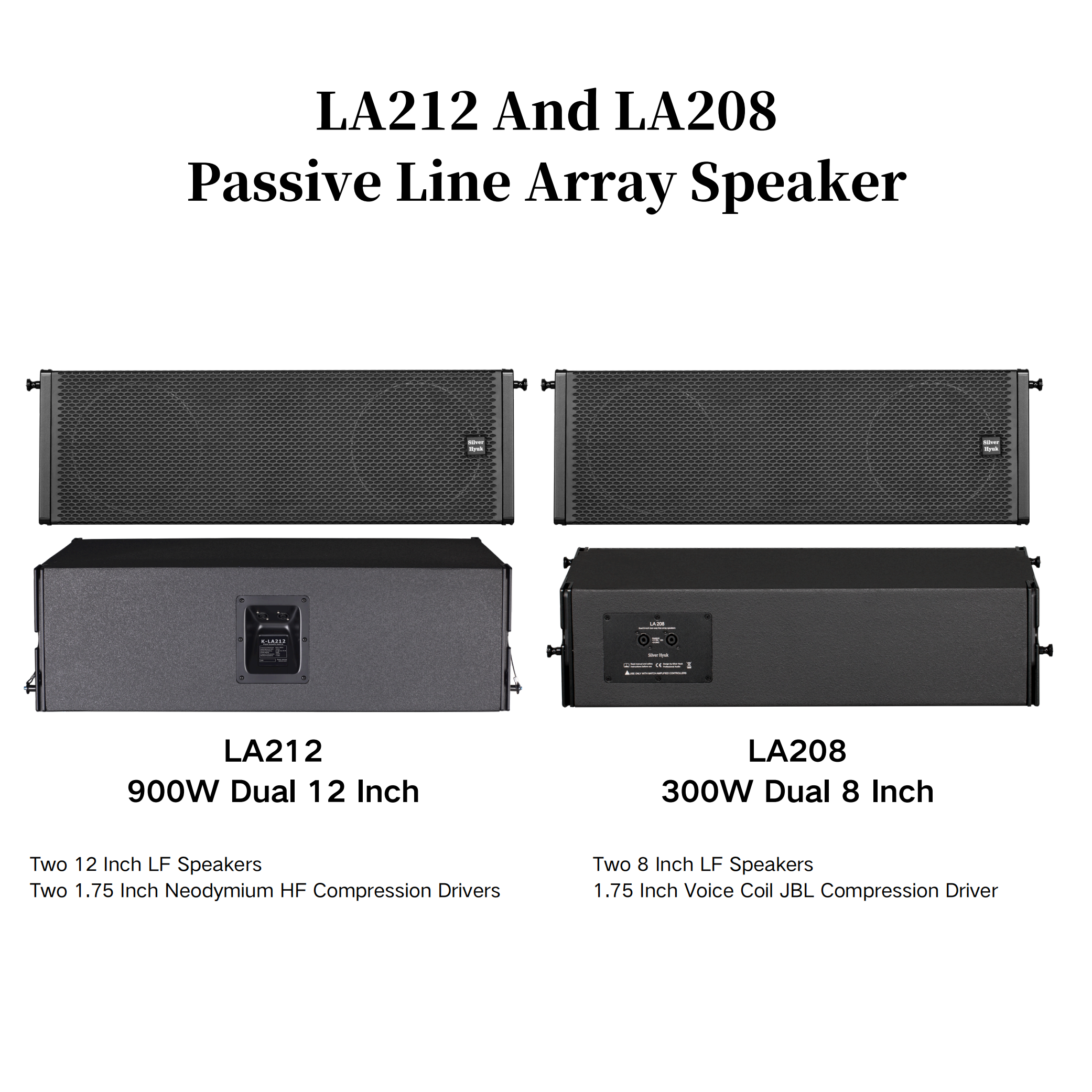 Dual 12 Inch Passive Line Array Two-Way Outdoor Professional Waterproof Speaker Line Array Speaker Cabinet