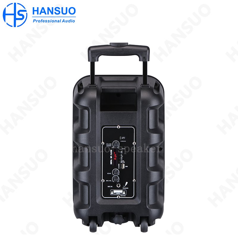 Newest speaker dual 06 inch media 40 W high power kalonka bass karaoke pa system equipment amplifier case speaker wireless