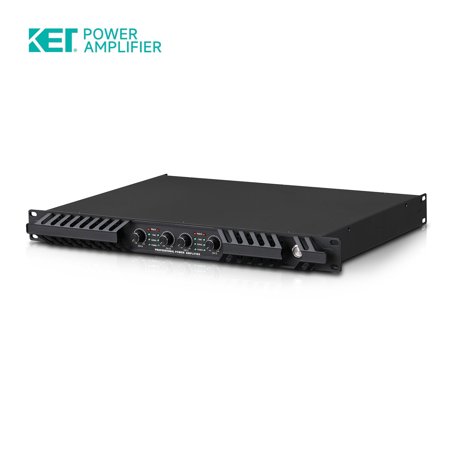 Brand New Sound Equipment/Amplifiers/Speaker With High Quality KET DP412 1U digital amplifier 1200W*4 professional high power