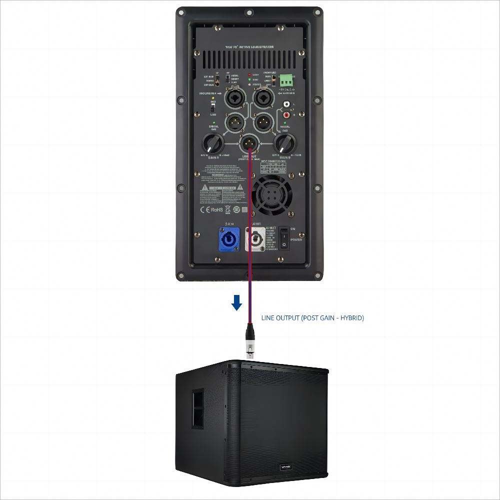 Factory Professional K12A Active Speaker Amplifier Module 1000W Class D Broad Power Amplifier Sound Equipment