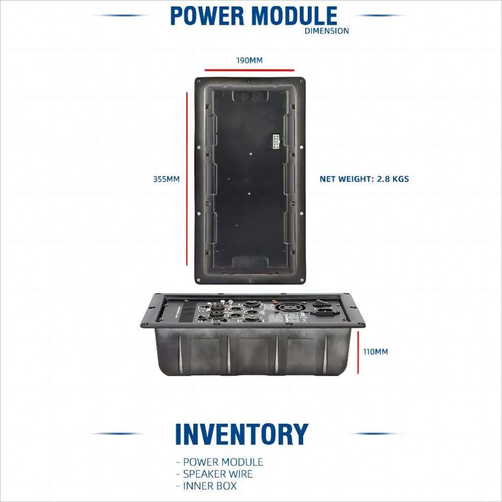 Factory Professional K12A Active Speaker Amplifier Module 1000W Class D Broad Power Amplifier Sound Equipment