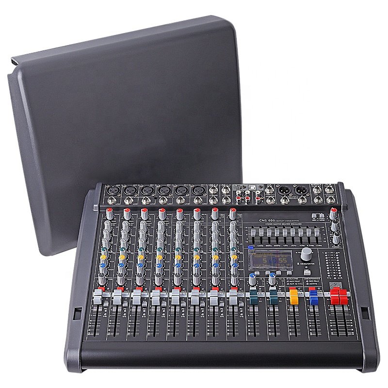 High Quality Wholesale CMS 600-3 mixer dual 99 dsp professional digital audio mixer dj controller/audio console mixer