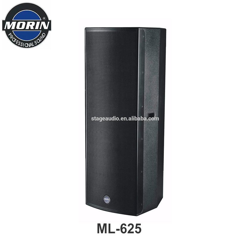 Pro Dual 15 Inch Powered Sound System Speaker For Out door Stage DJ Band Show Sound Amplifying Morin ML-625