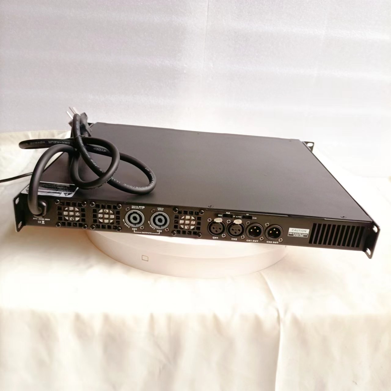 K224 Hifi Stereo Amplifier 1U 2 Channel dj equipment 1500W Class D Audio Power Amplifier For Outdoor Stage Amplifier