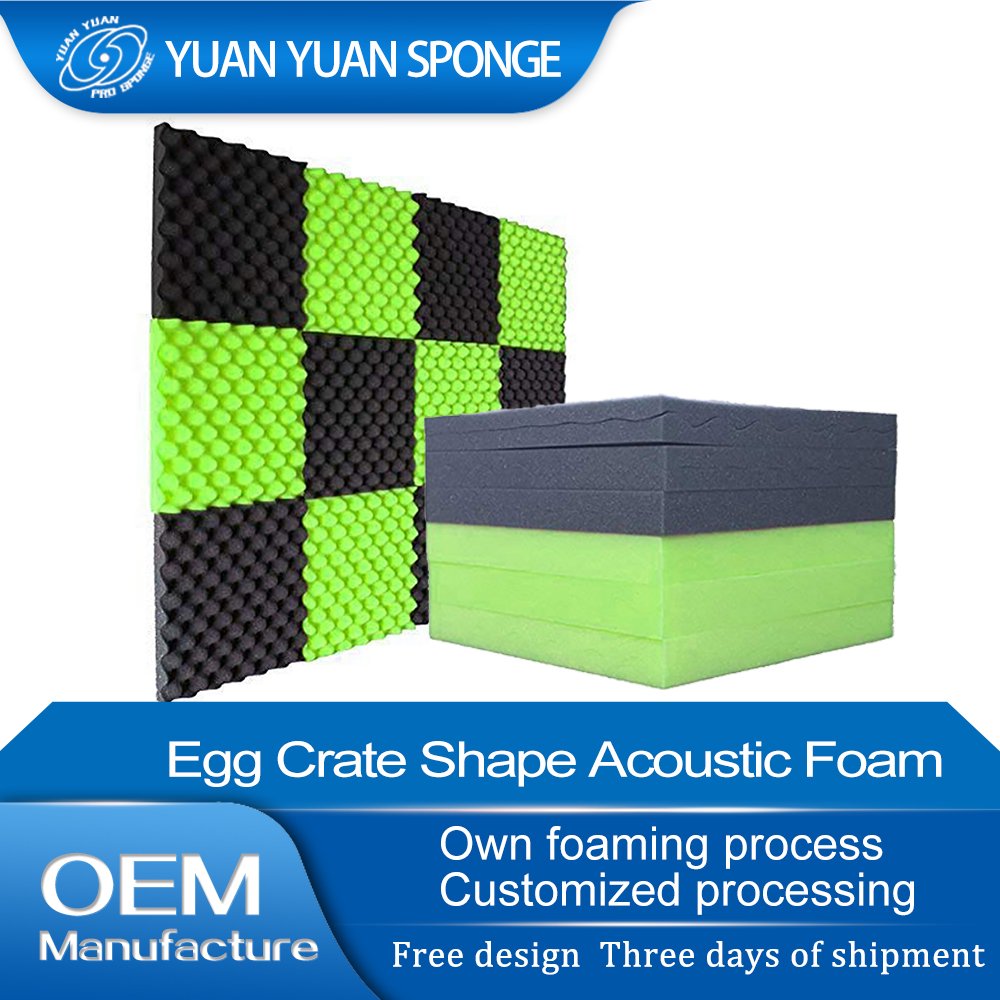 Hot Sales Sound Acoustic Panel Soundproof Foam Egg Crate Soundproof Sponge Acoustic Foam Wall
