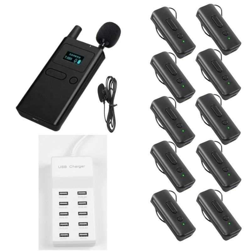 Audio Player Wireless Travel Training Teaching Tour Group Visiting Sightseeing Museum Audio Guide System
