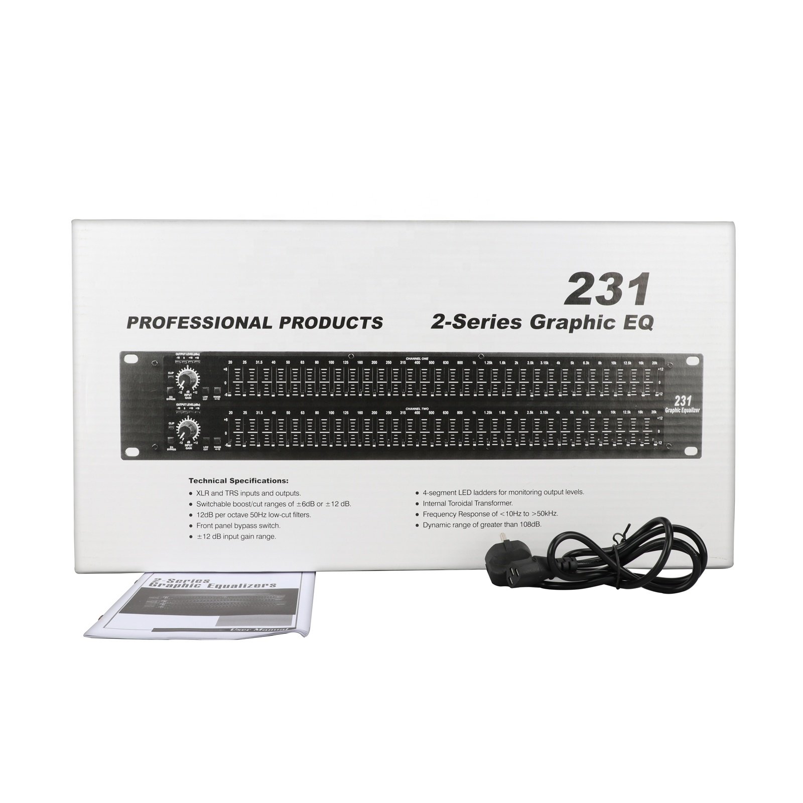231 Discount Offer Dual 31-band Audio Graphic Equalizer Professional Sound Equipment 1/3-octave Constant Q frequency band