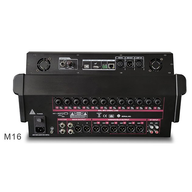 16 Channels Digital Mixer M16