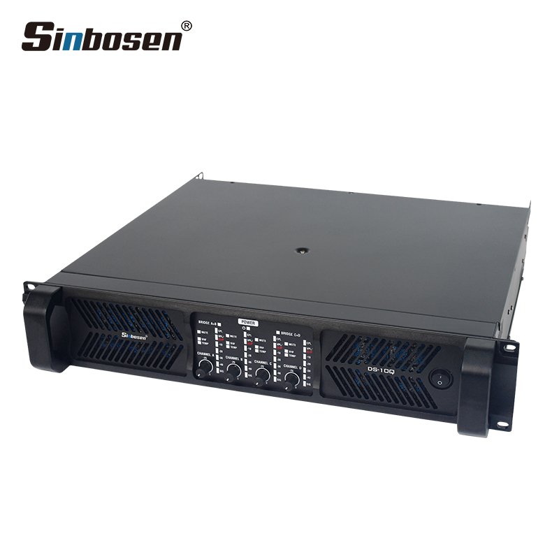 Good for single 15"/dual 15" speaker 4000 watt 4 channel sound audio class td power amplifier professional