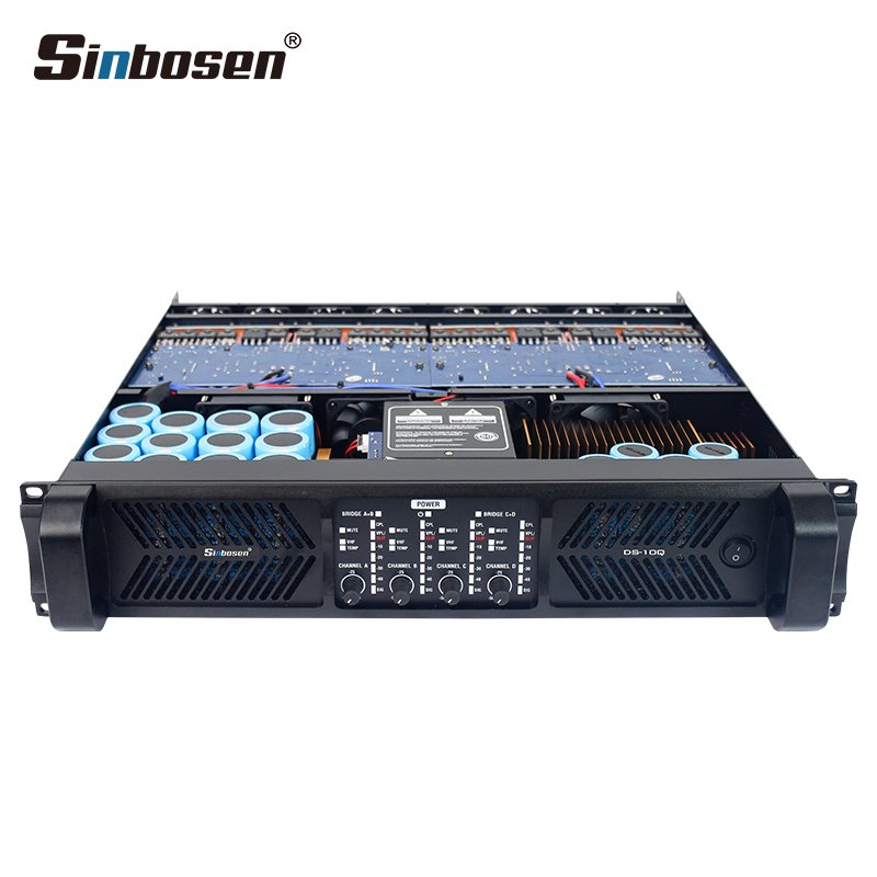Good for single 15"/dual 15" speaker 4000 watt 4 channel sound audio class td power amplifier professional