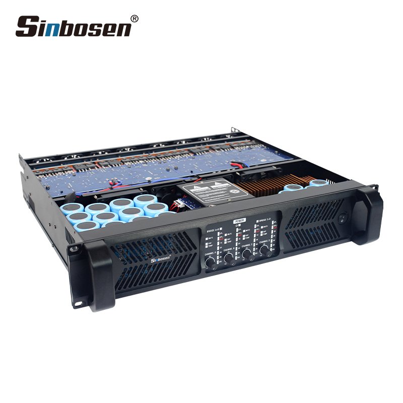 Good for single 15"/dual 15" speaker 4000 watt 4 channel sound audio class td power amplifier professional