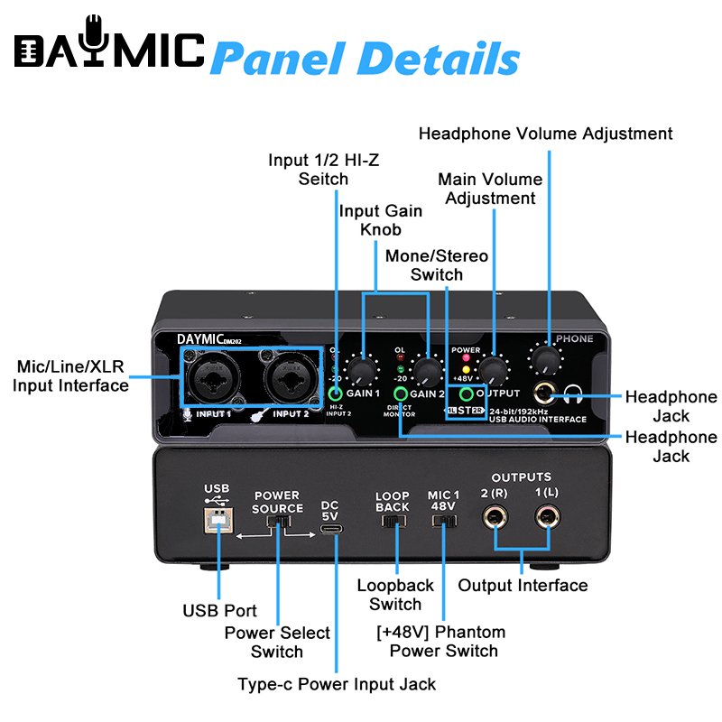 Recording set Microphone Headphones sound card home Studio singing Broadcast Equipment Kit For home Studio Use