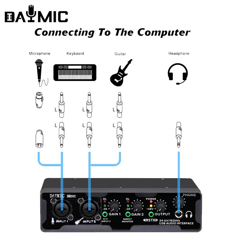 Recording set Microphone Headphones sound card home Studio singing Broadcast Equipment Kit For home Studio Use