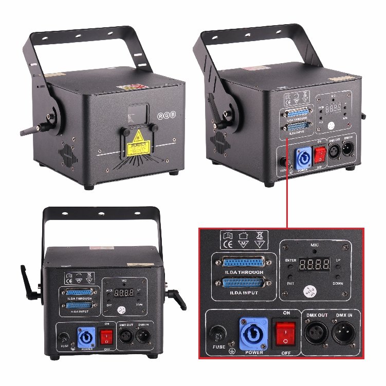 Wedding Laser 3W Full Color Dj Lazer Light Rgb Laser 3W Ilda Animation Laser Light For Wedding Event
