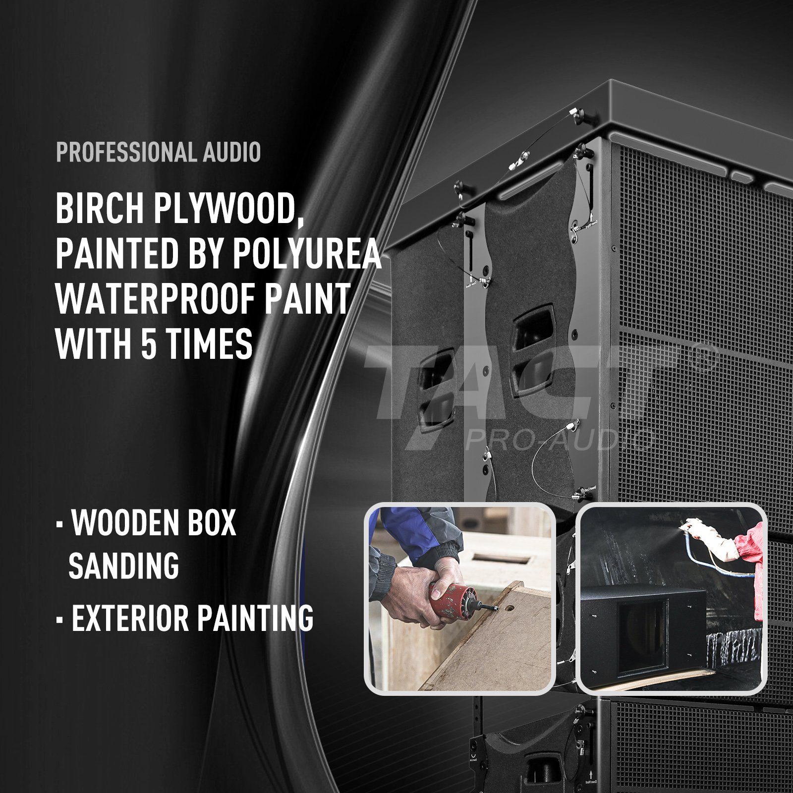 dual 10 inch complete professional sound line array sound system for outdoor event