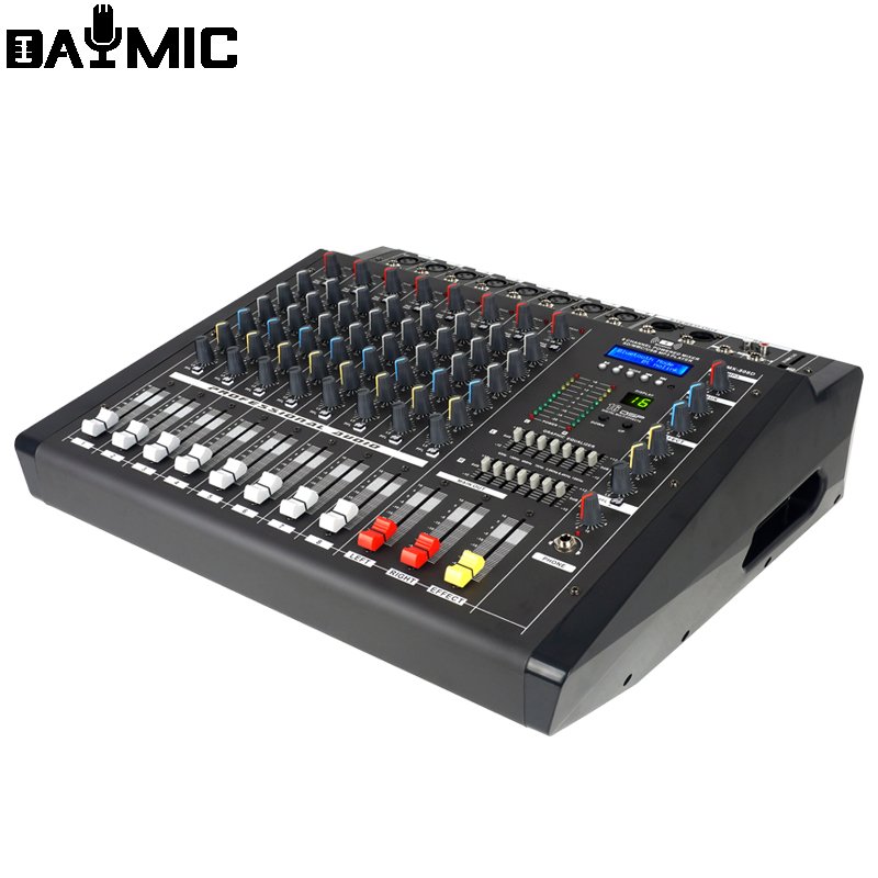 PMX 8 12 16 channel mixing console MP3 Professional Sound System Equipment power Audio Mixer DJ and Audio DSP for Concert